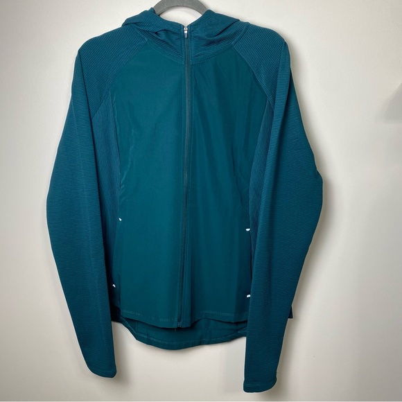 Spyder Jackets & Blazers - Spyder Active Women's Teal Hooded Zip Up Jacket XL